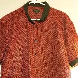 Men's Short Sleeve Patterned Shirt